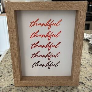 SOLD Thankful Home Wall Decor Sign
